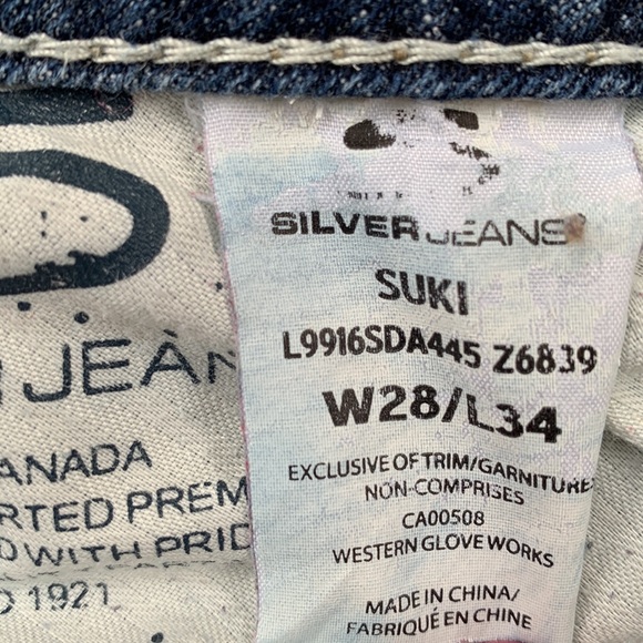 Silver Jeans "Suki Bootcut" blue jeans - Picture 5 of 8